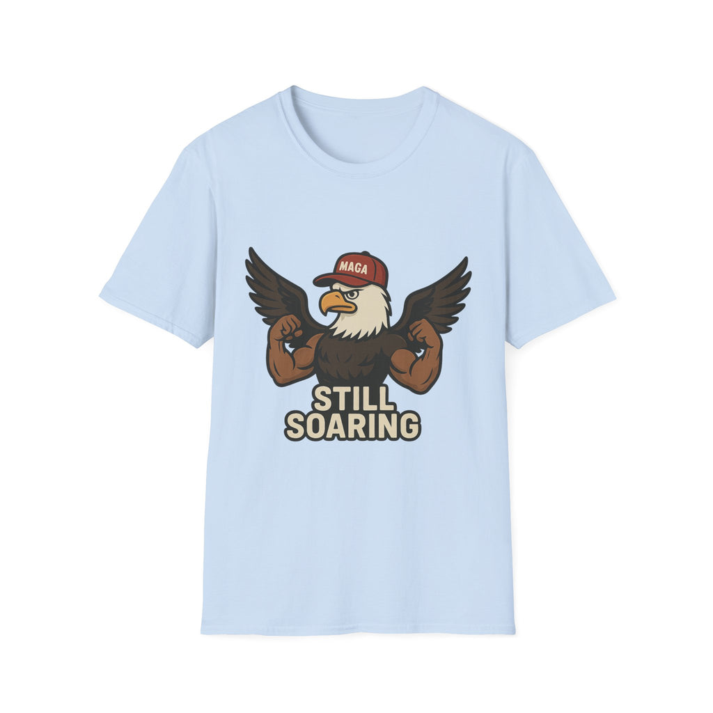 Cartoon Eagle with MAGA Hat T-Shirt