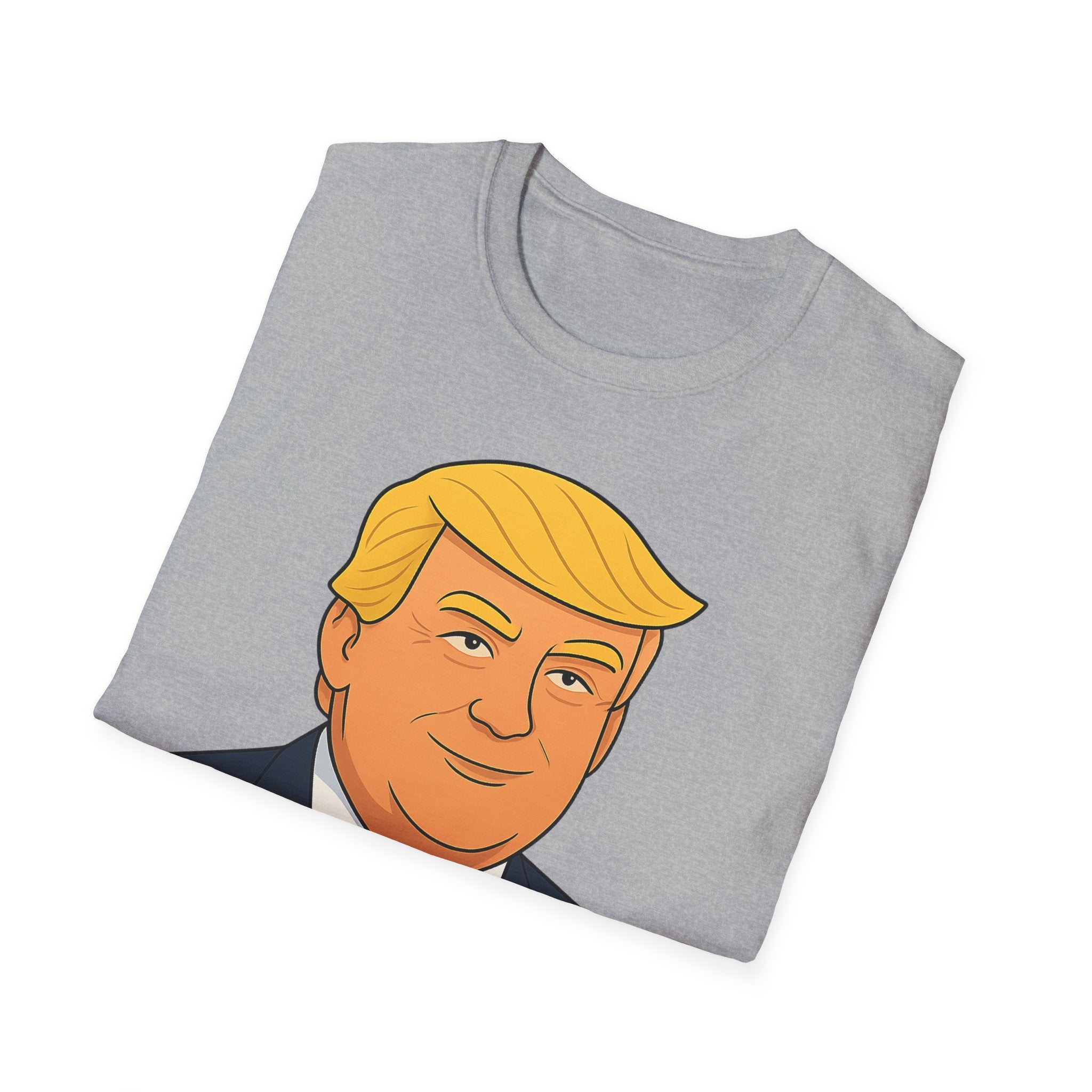 Cartoon Donald Trump Graphic Tee