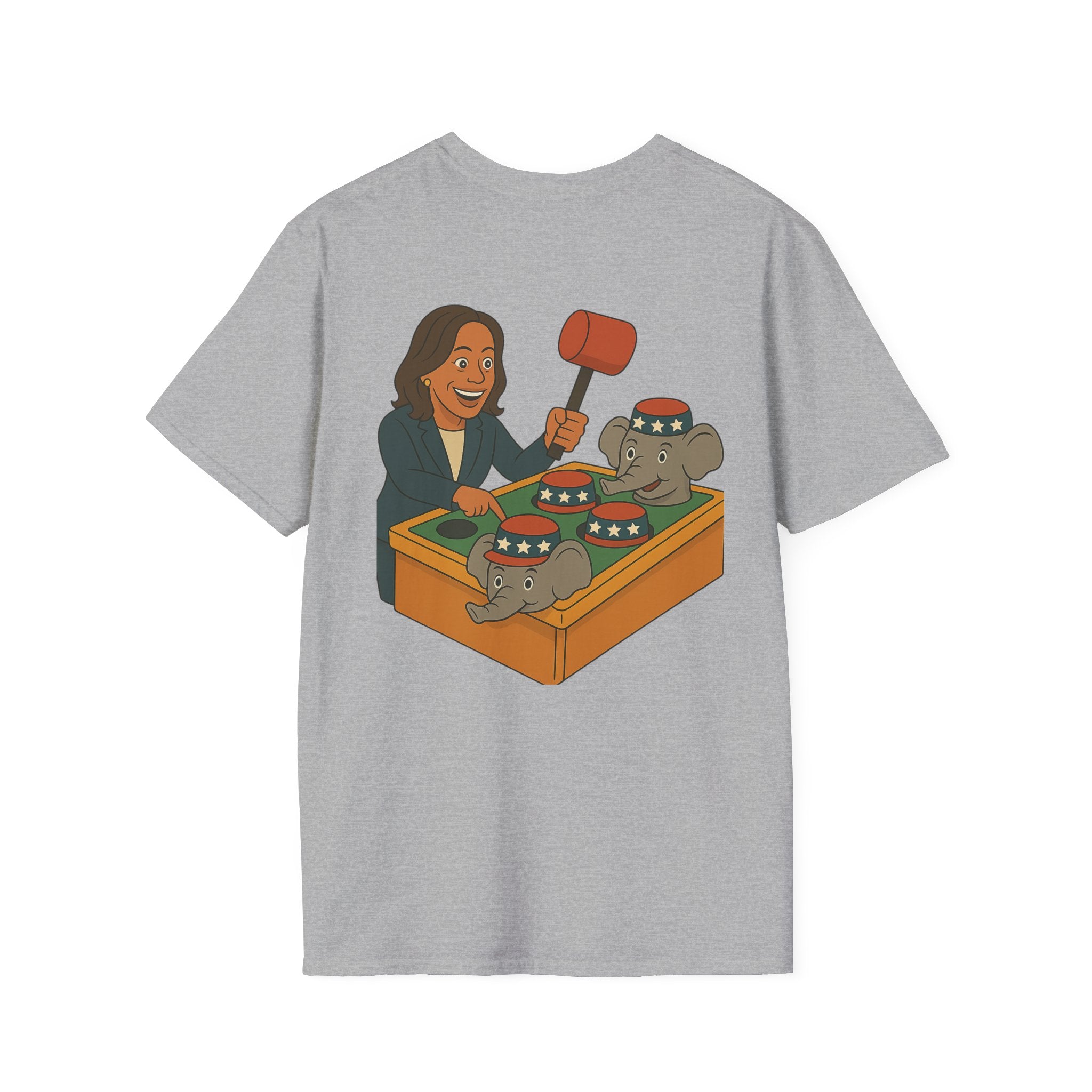 Cartoon Kamala Harris 'Whac-A-Mole'  Graphic Tee
