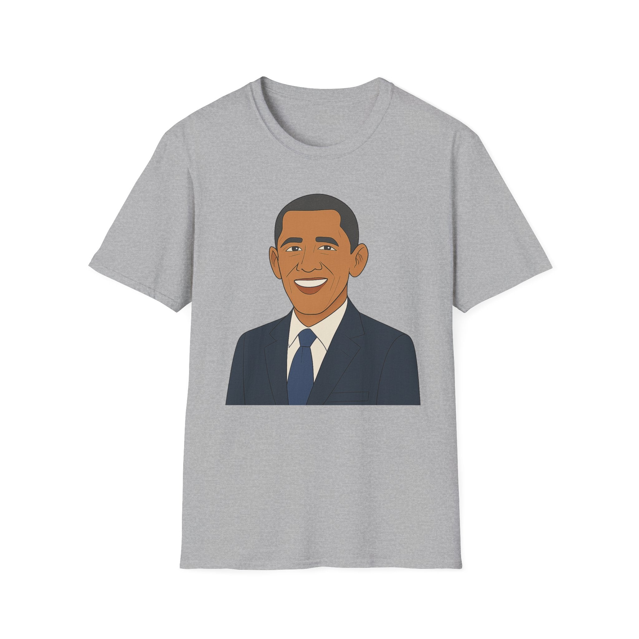 Cartoon Barack Obama Graphic Tee