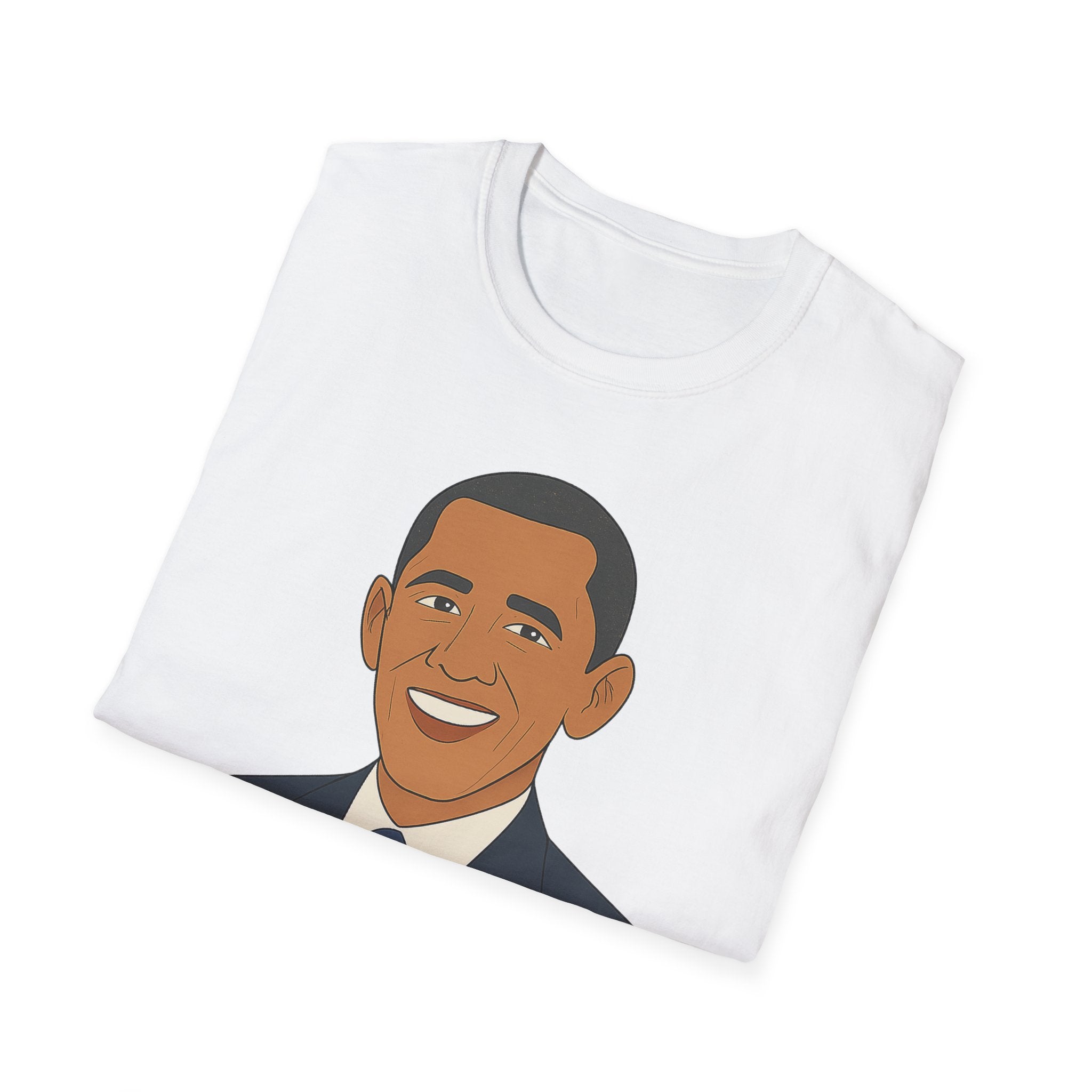 Cartoon Barack Obama Graphic Tee