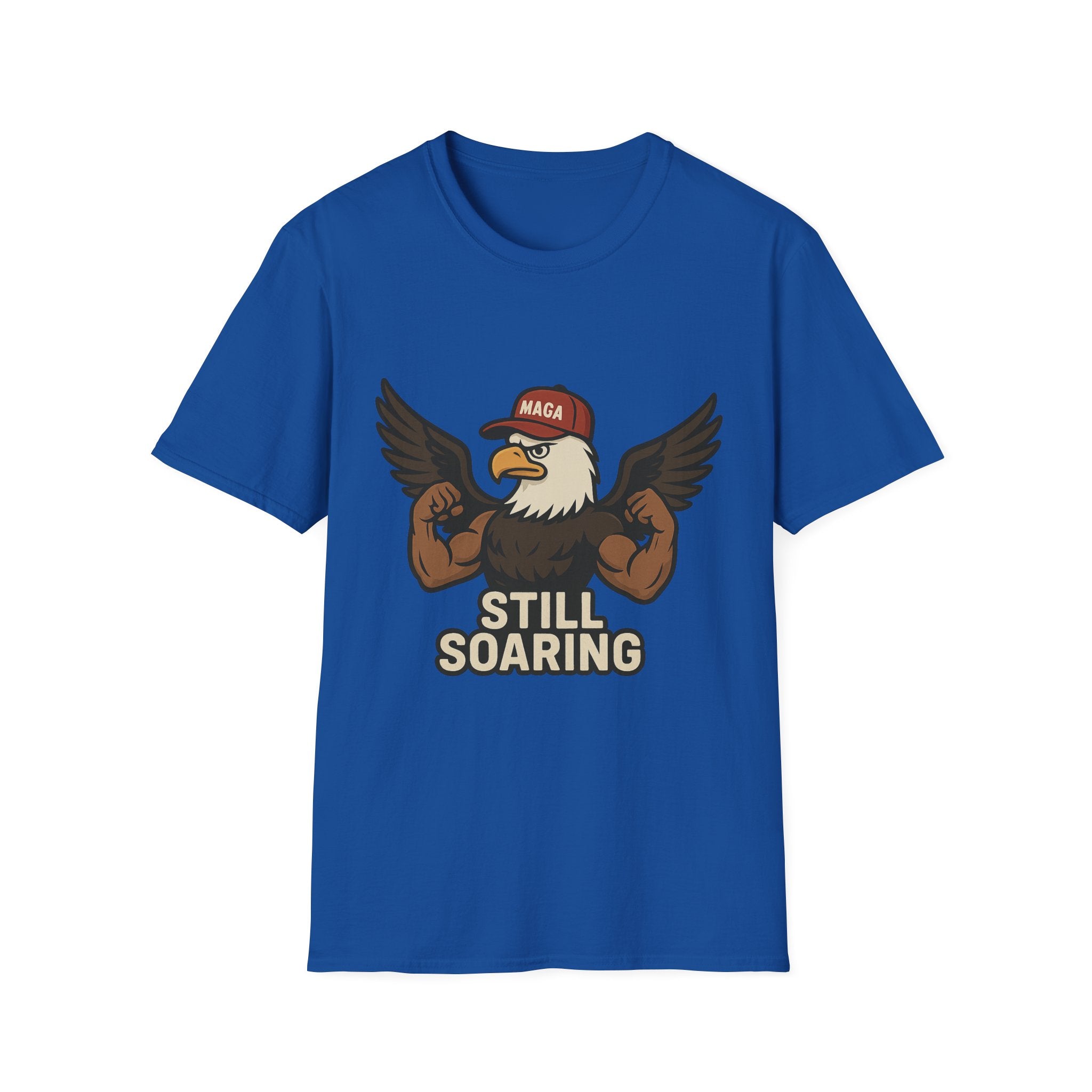 Cartoon Eagle with MAGA Hat T-Shirt