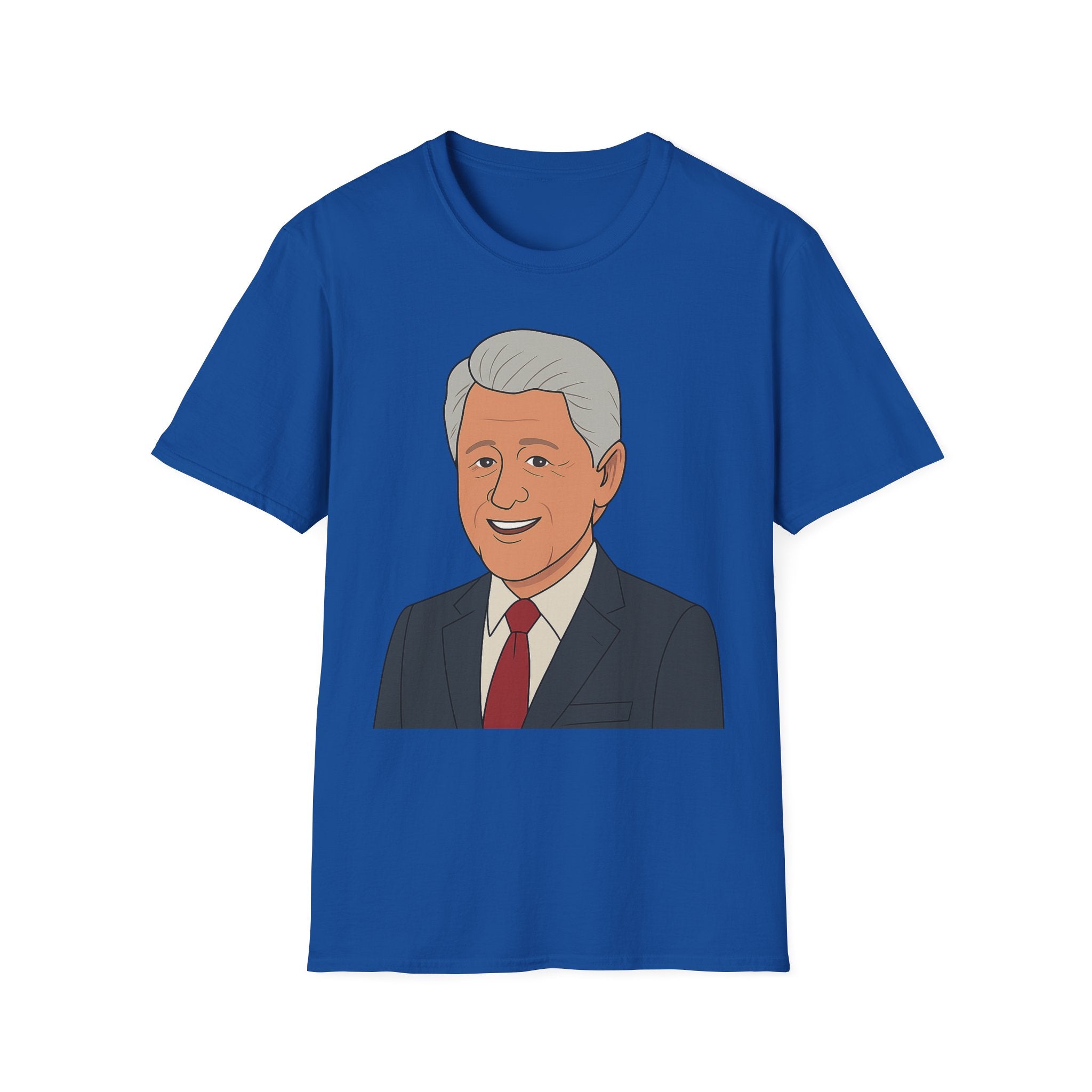 Cartoon Bill Clinton Graphic Tee
