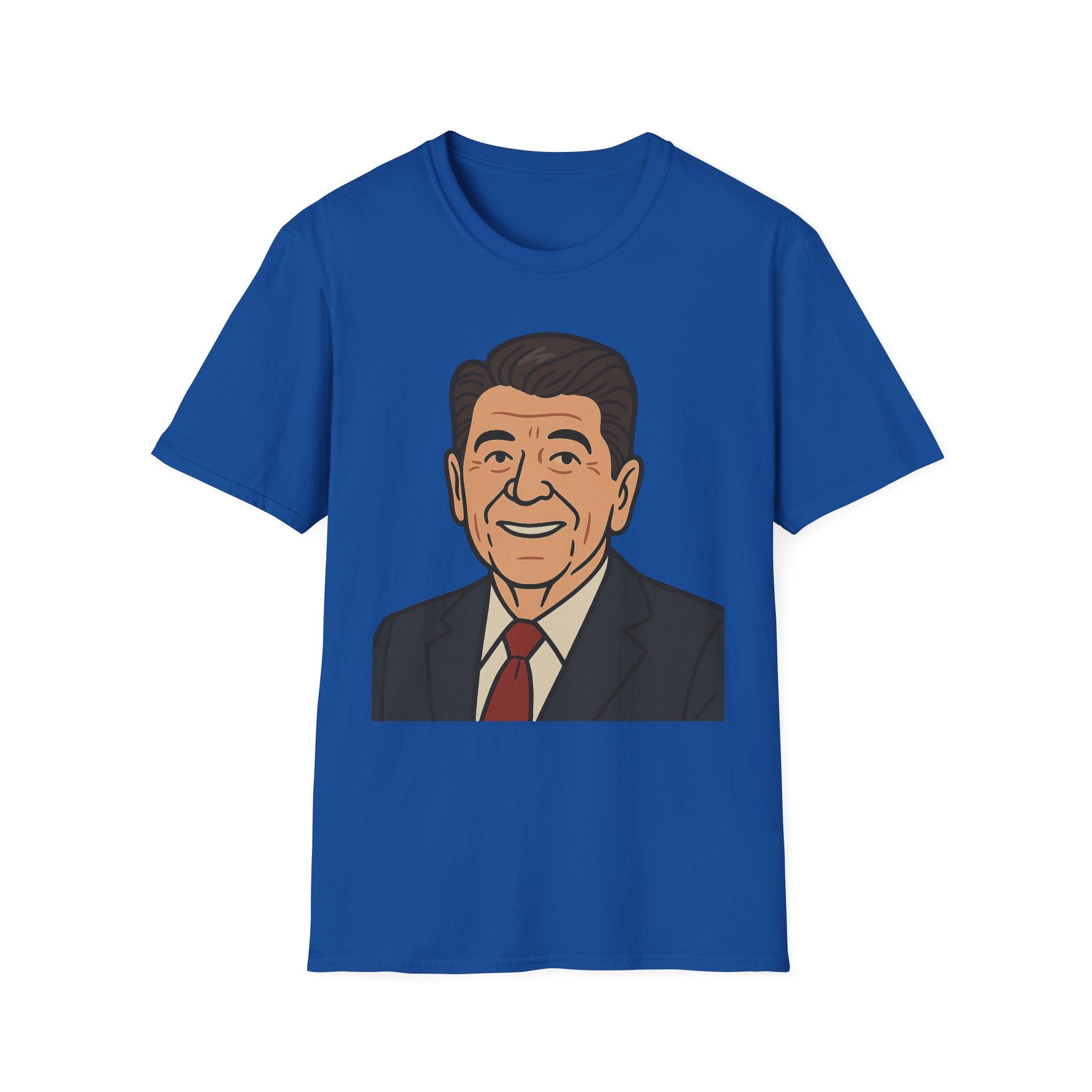 Cartoon Ronald Reagan Graphic Tee