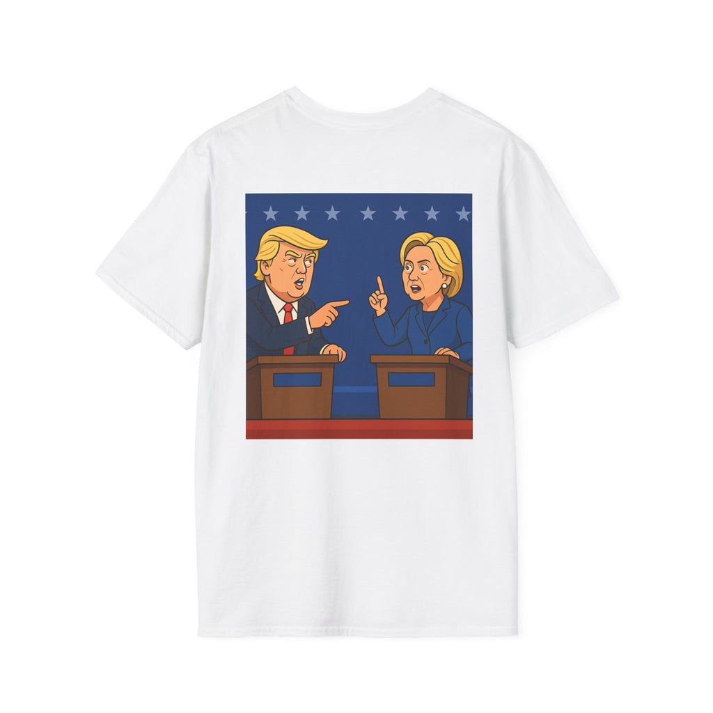 Trump vs. Clinton Presidential Debate Cartoon T-Shirt