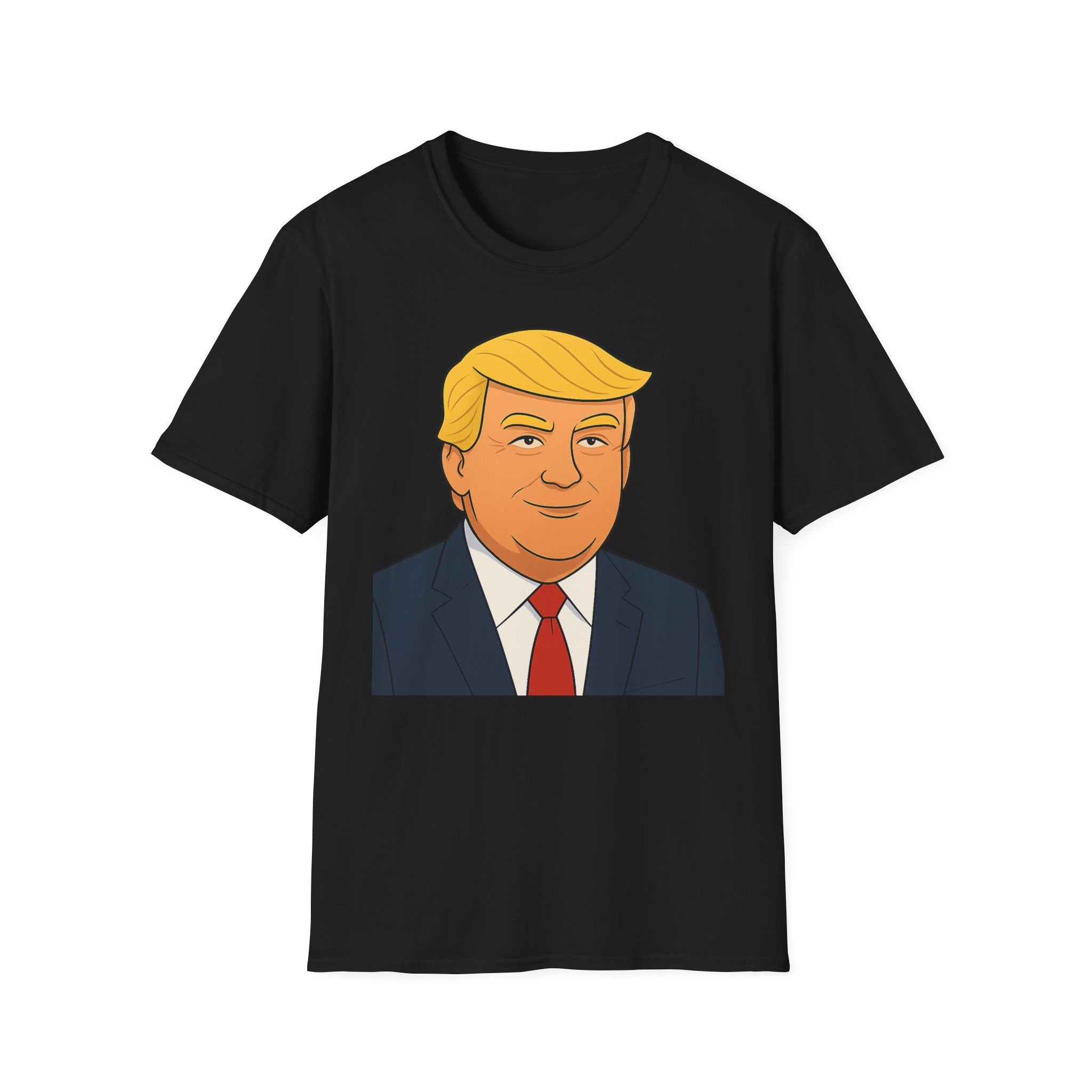 Cartoon Donald Trump Graphic Tee