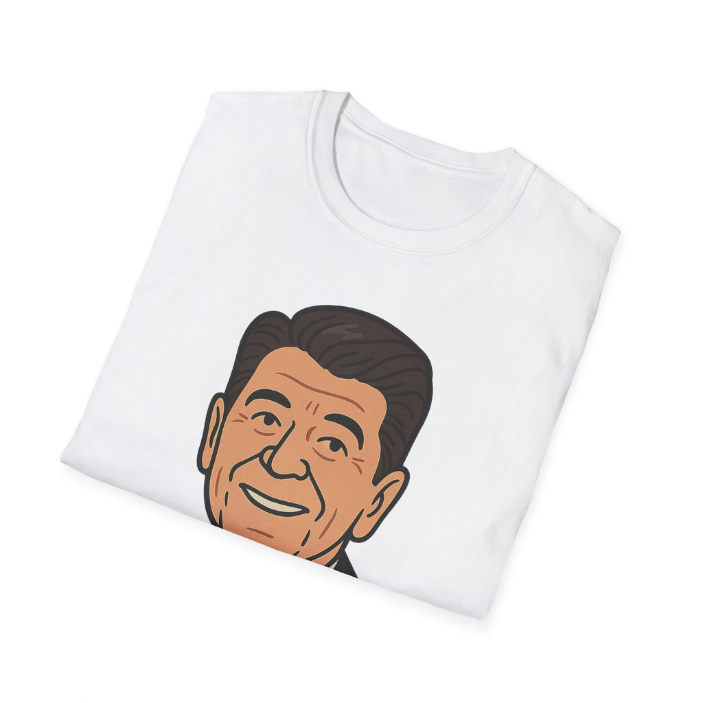 Cartoon Ronald Reagan Graphic Tee