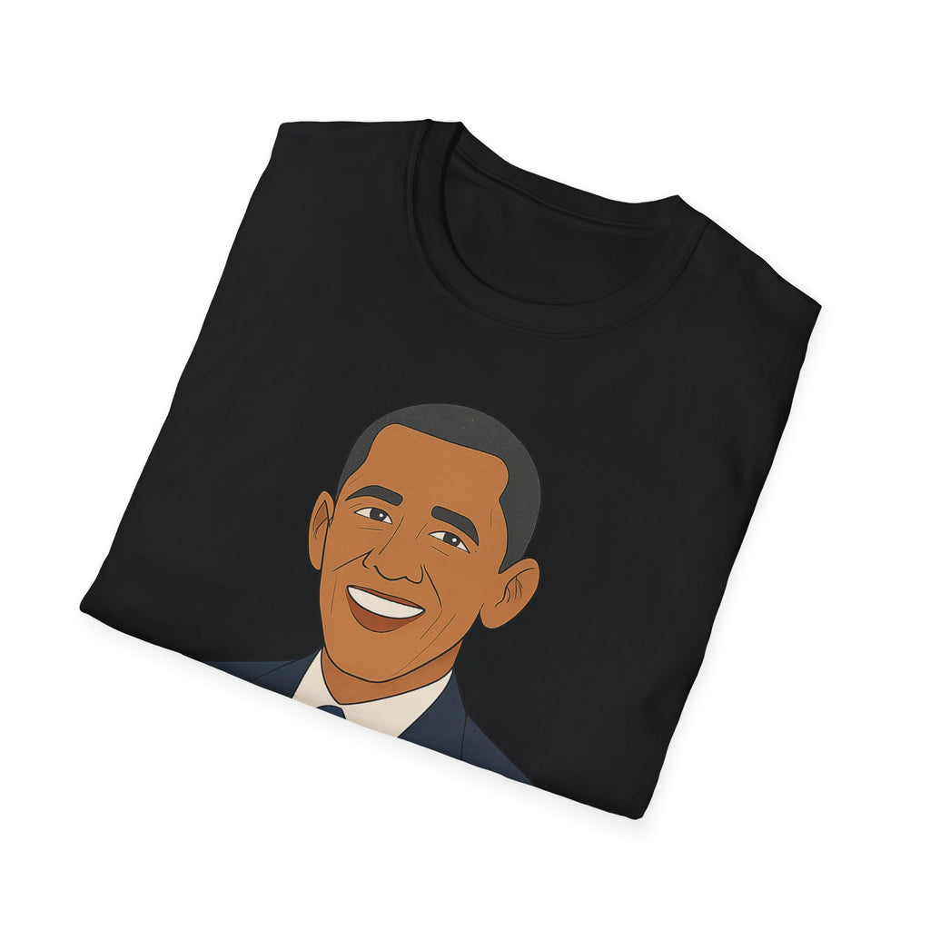 Cartoon Barack Obama Graphic Tee