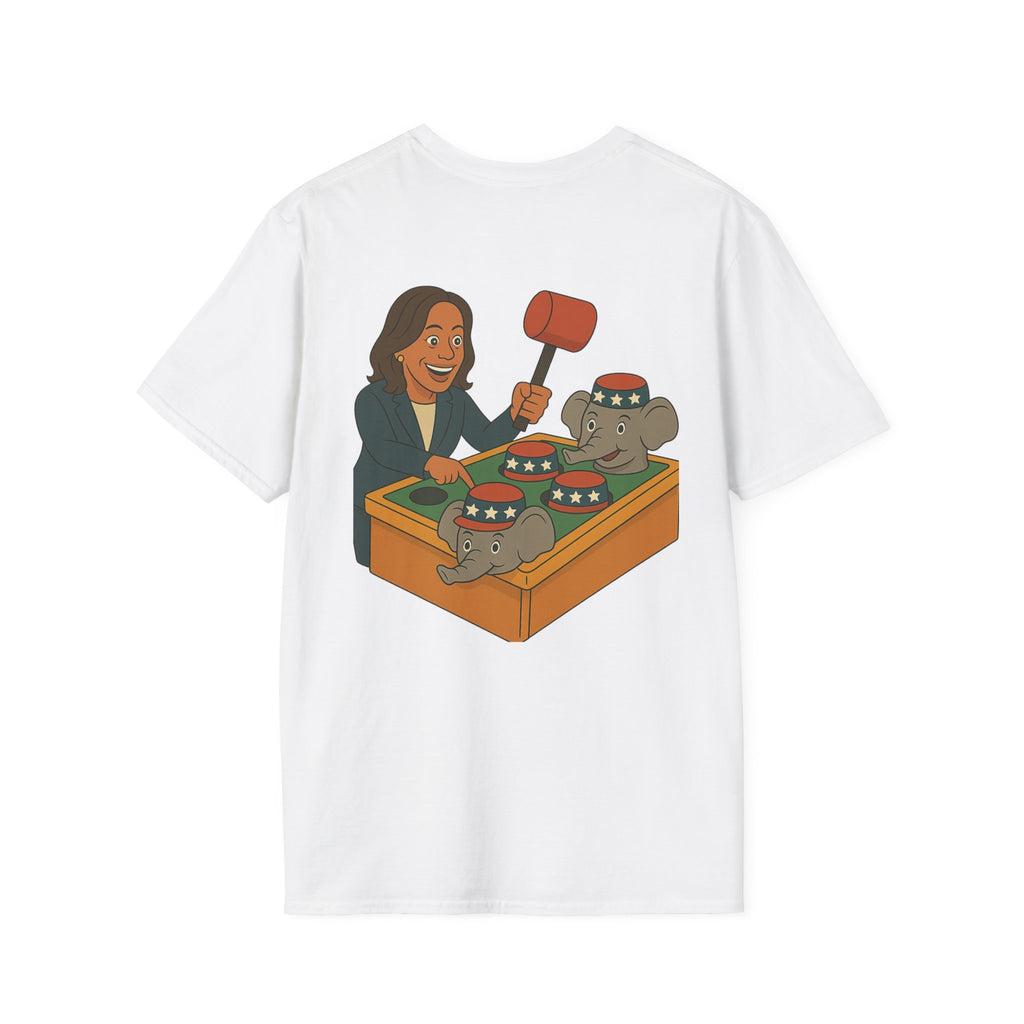 Cartoon Kamala Harris 'Whac-A-Mole'  Graphic Tee