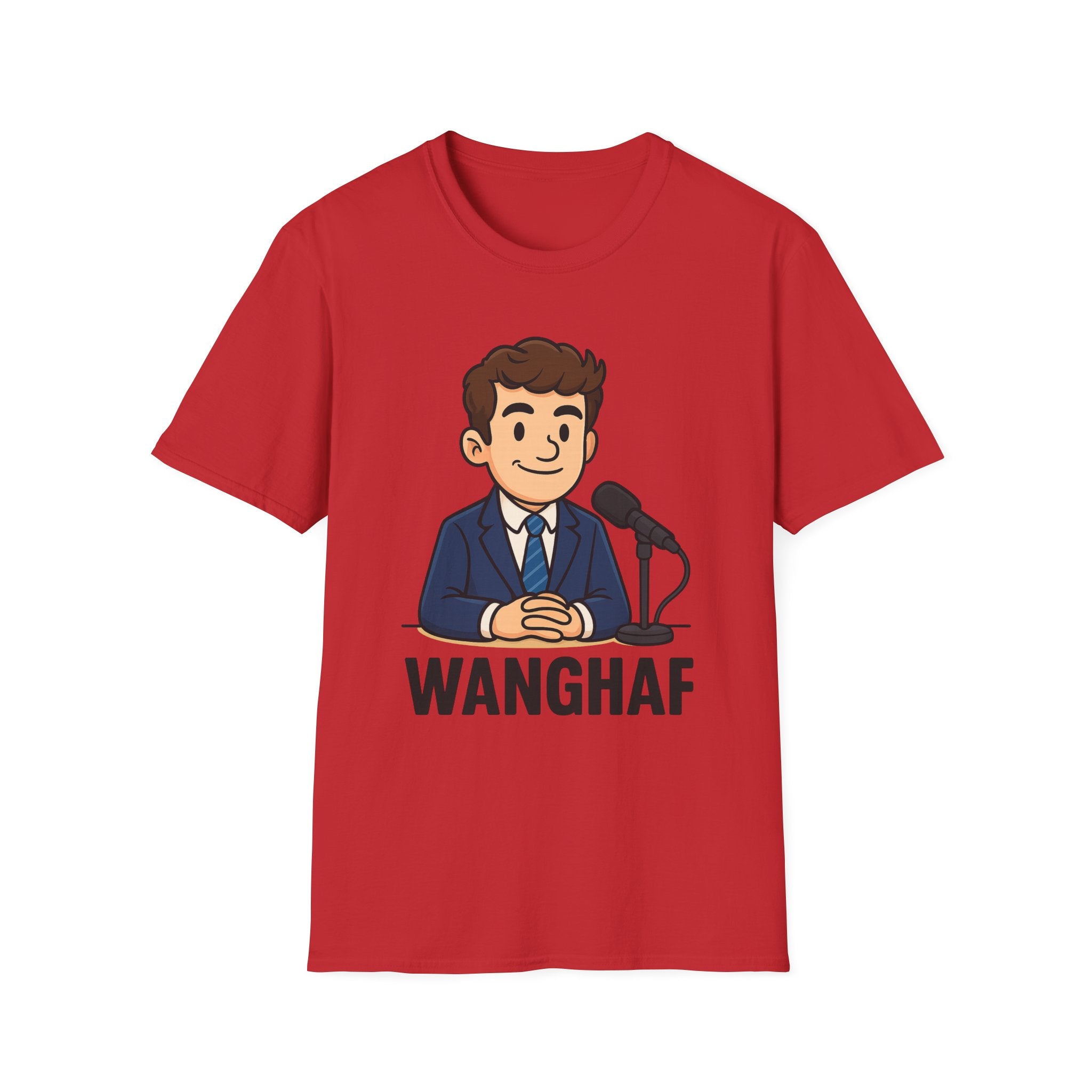 Cartoon Nick Fuentes "WANGHAF" Graphic Tee