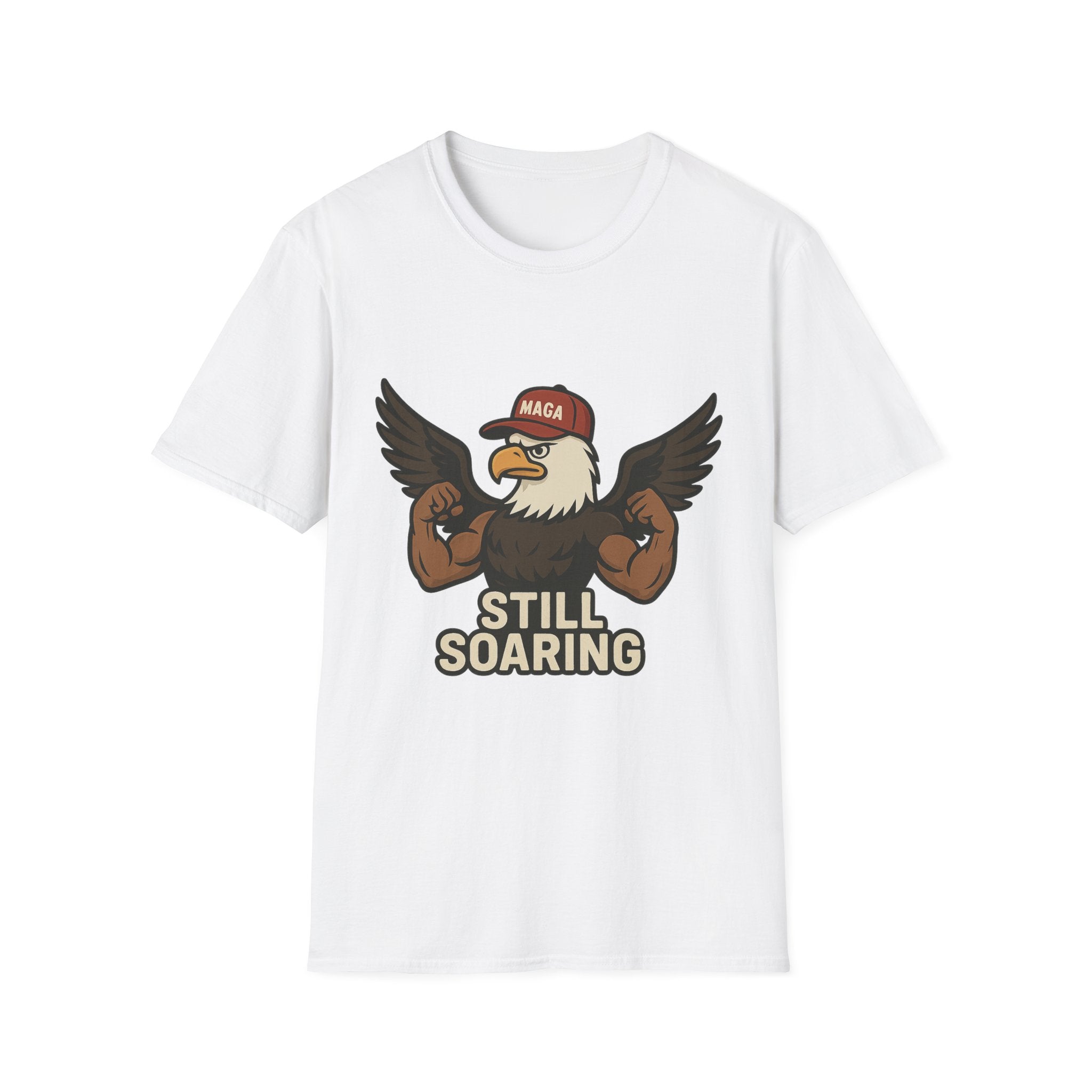 Cartoon Eagle with MAGA Hat T-Shirt