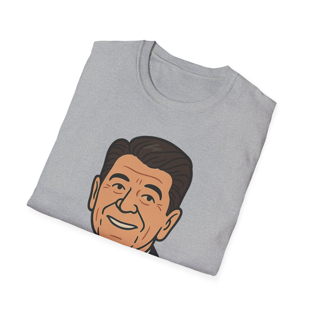 Cartoon Ronald Reagan Graphic Tee
