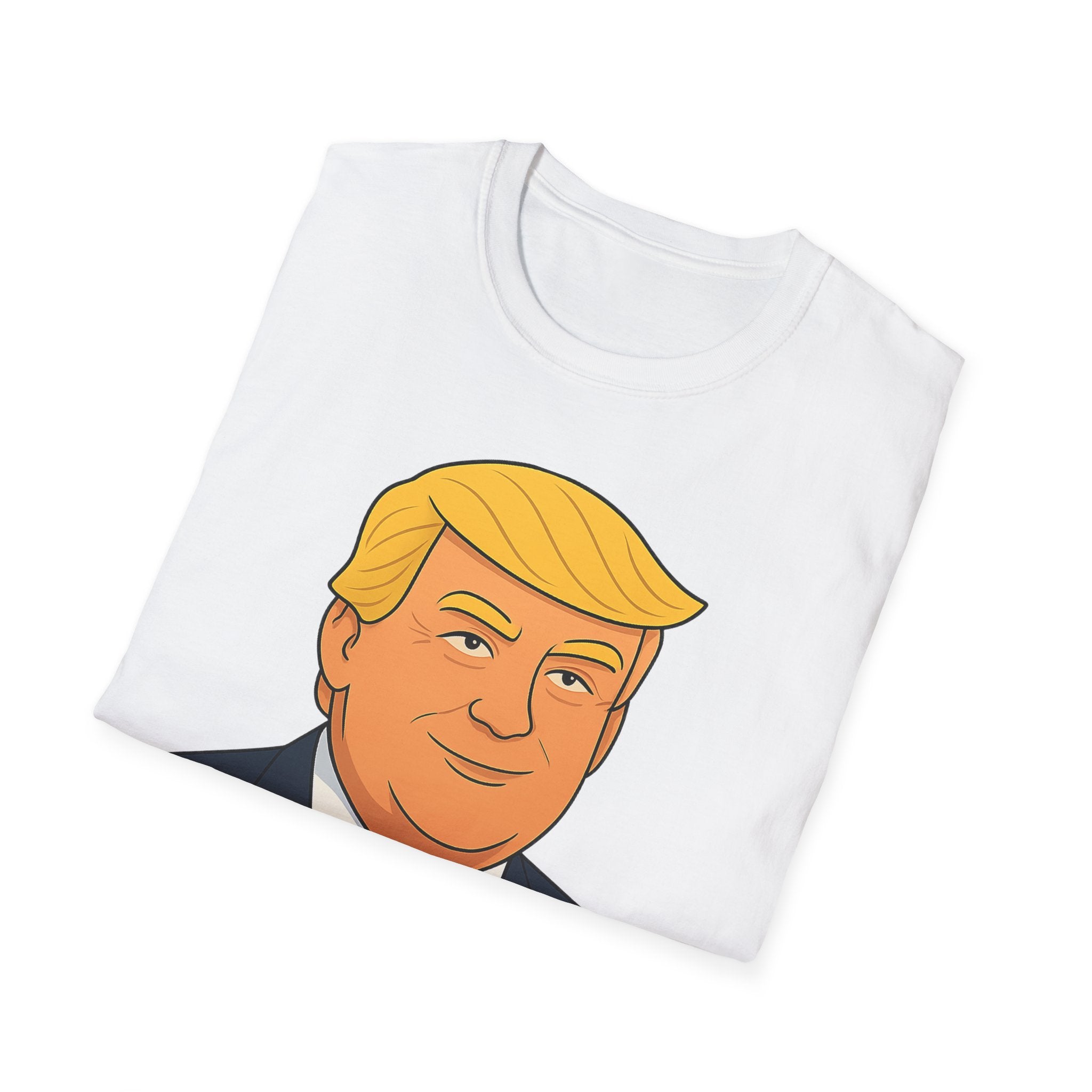 Cartoon Donald Trump Graphic Tee