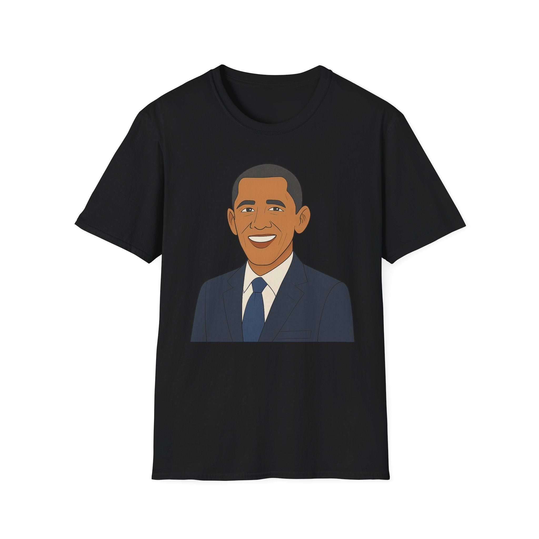 Cartoon Barack Obama Graphic Tee