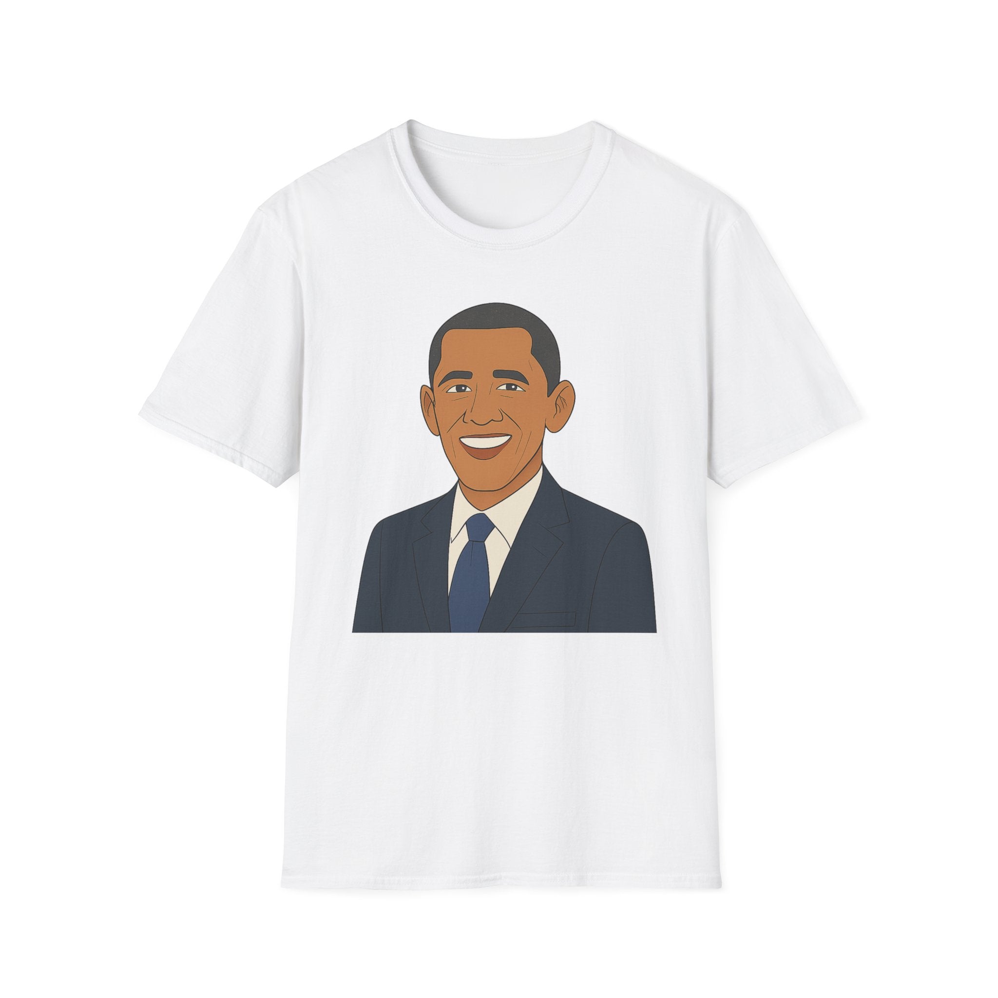 Cartoon Barack Obama Graphic Tee