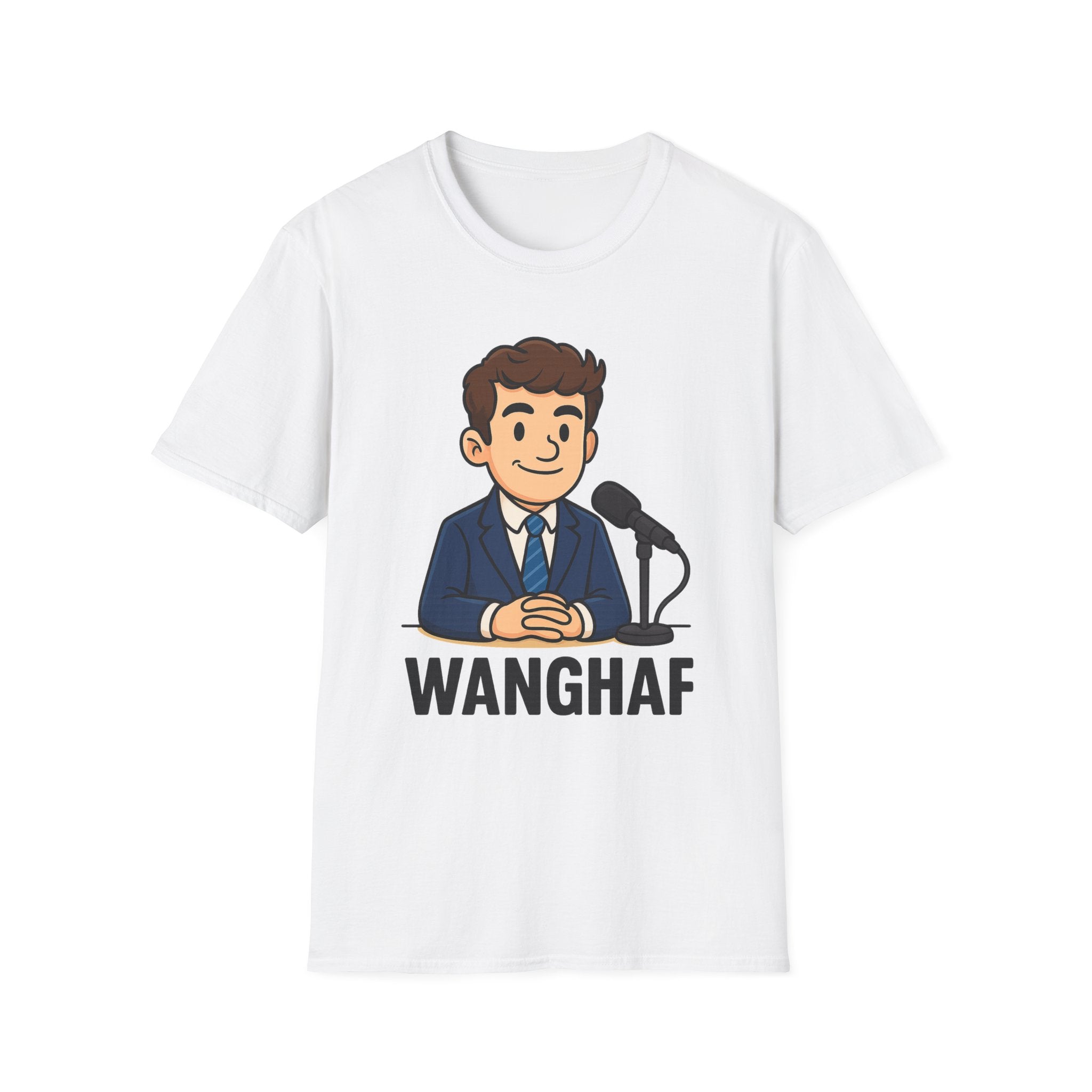 Cartoon Nick Fuentes "WANGHAF" Graphic Tee