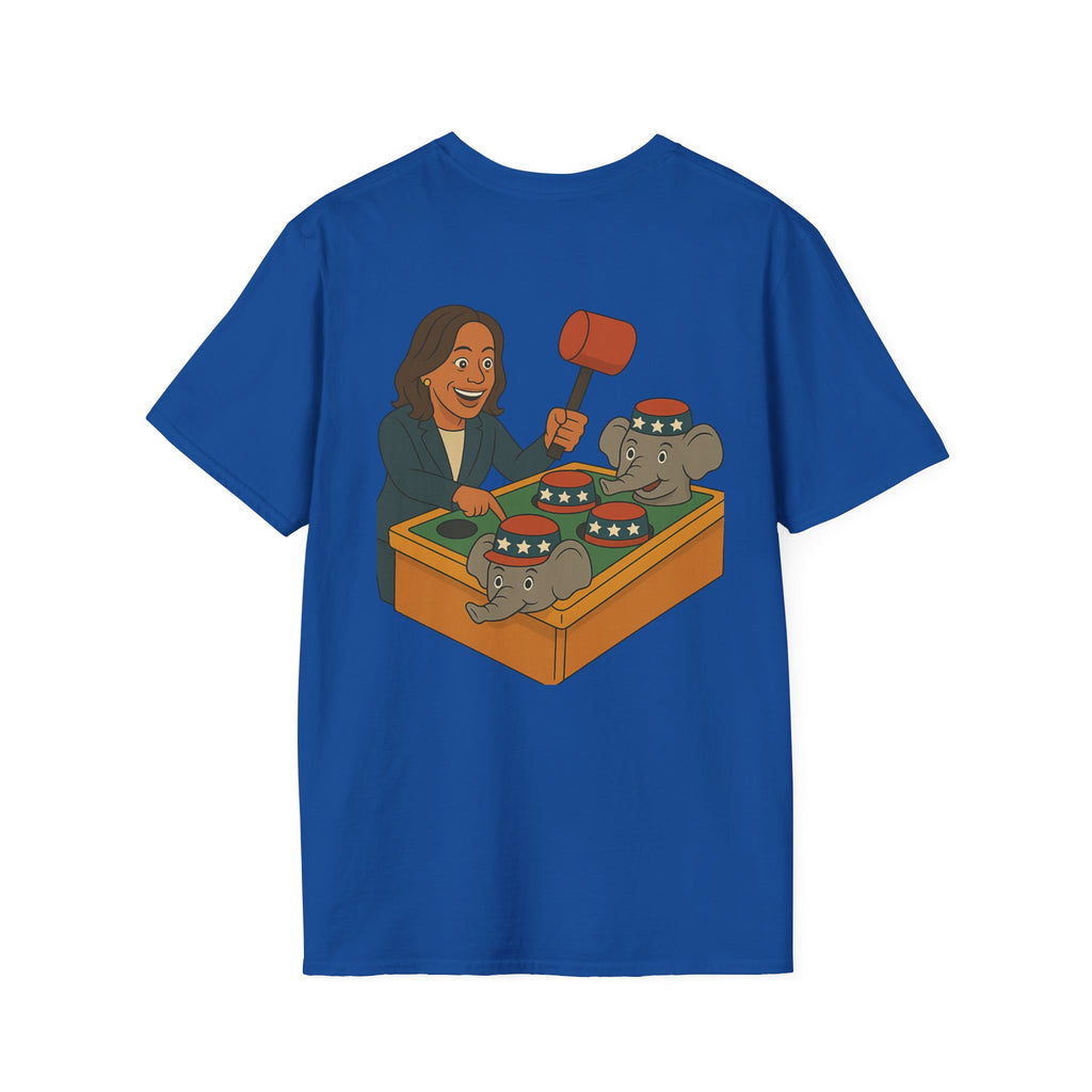 Cartoon Kamala Harris 'Whac-A-Mole'  Graphic Tee