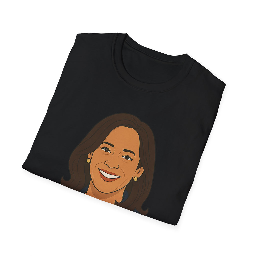 Cartoon Kamala Harris Graphic Tee