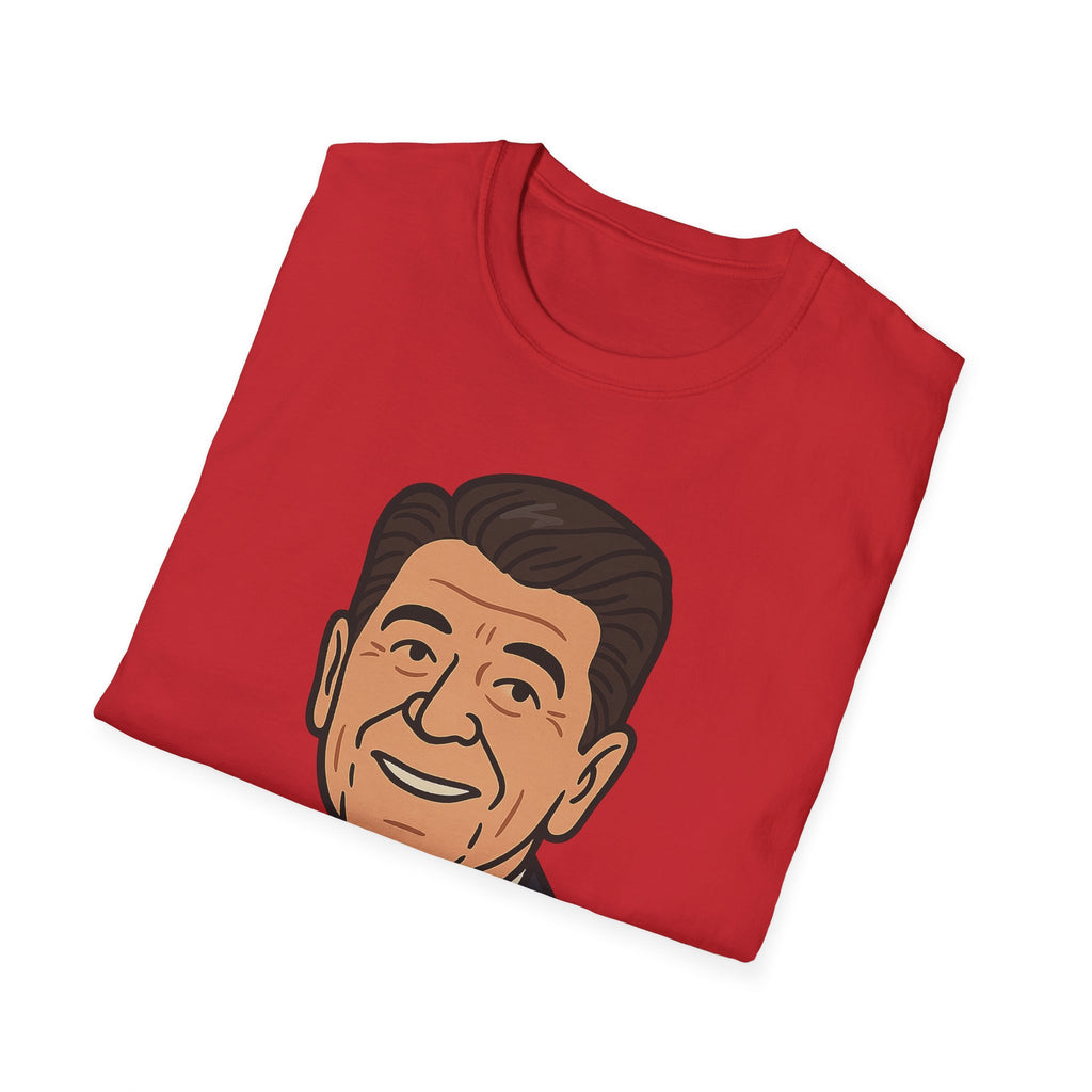 Cartoon Ronald Reagan Graphic Tee