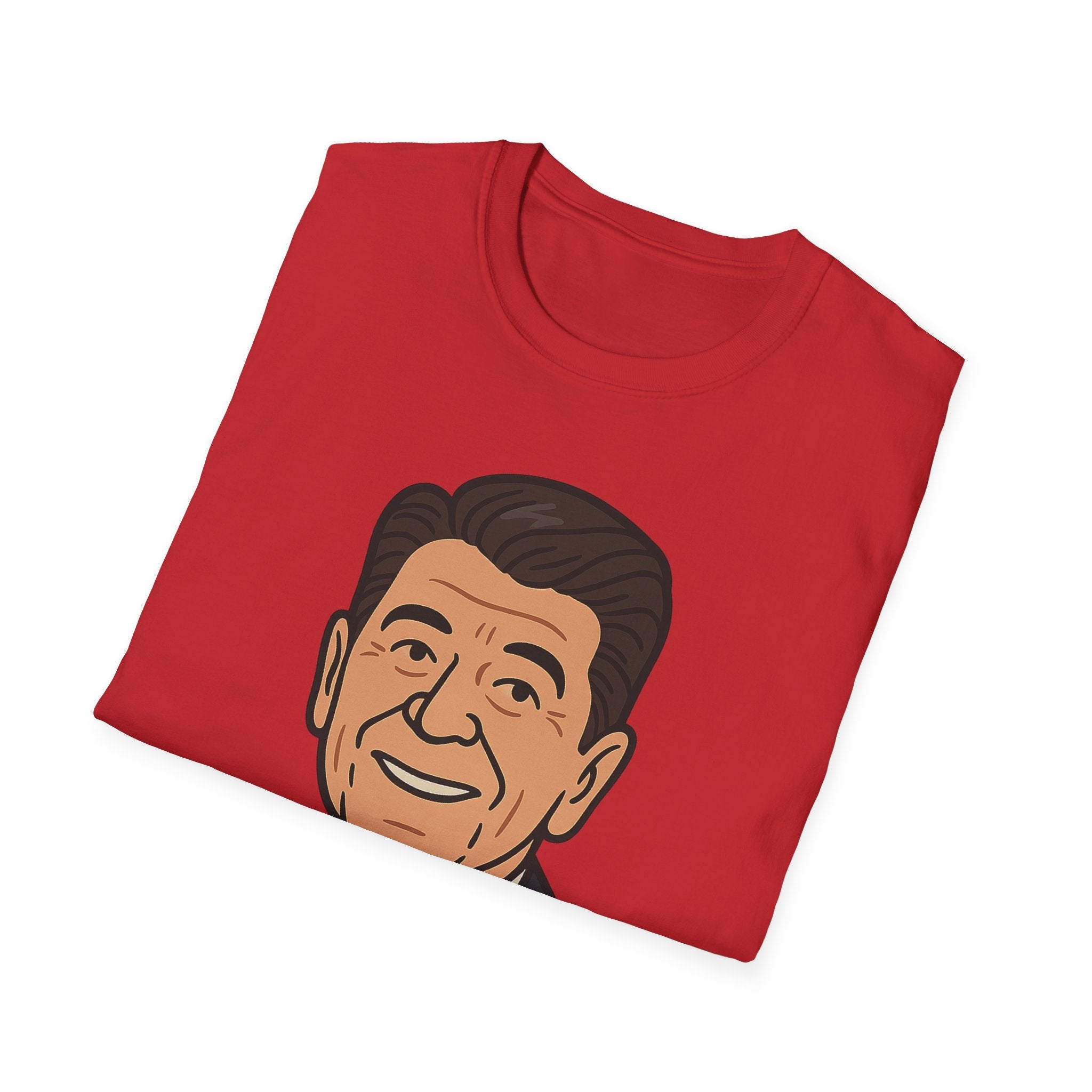 Cartoon Ronald Reagan Graphic Tee