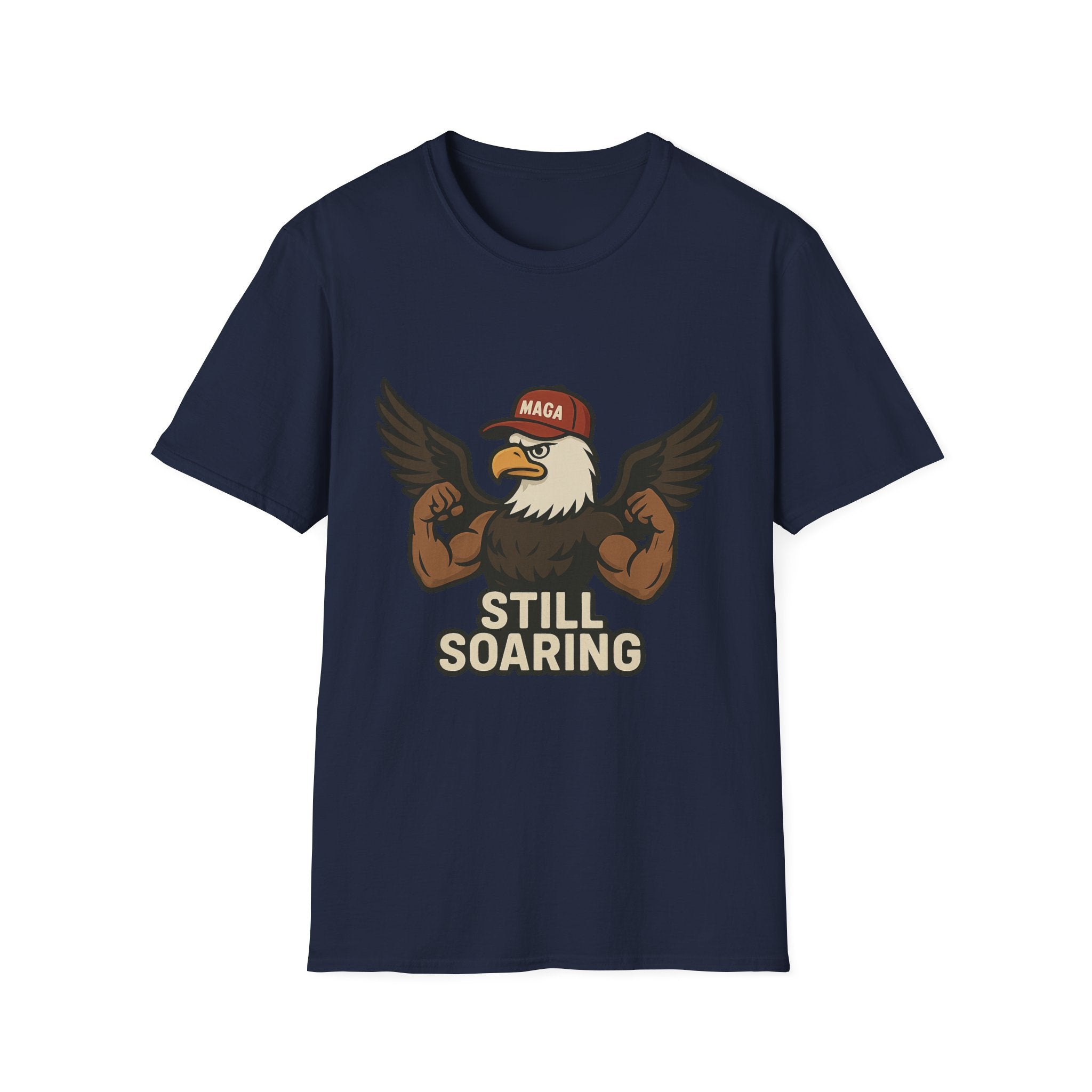 Cartoon Eagle with MAGA Hat T-Shirt