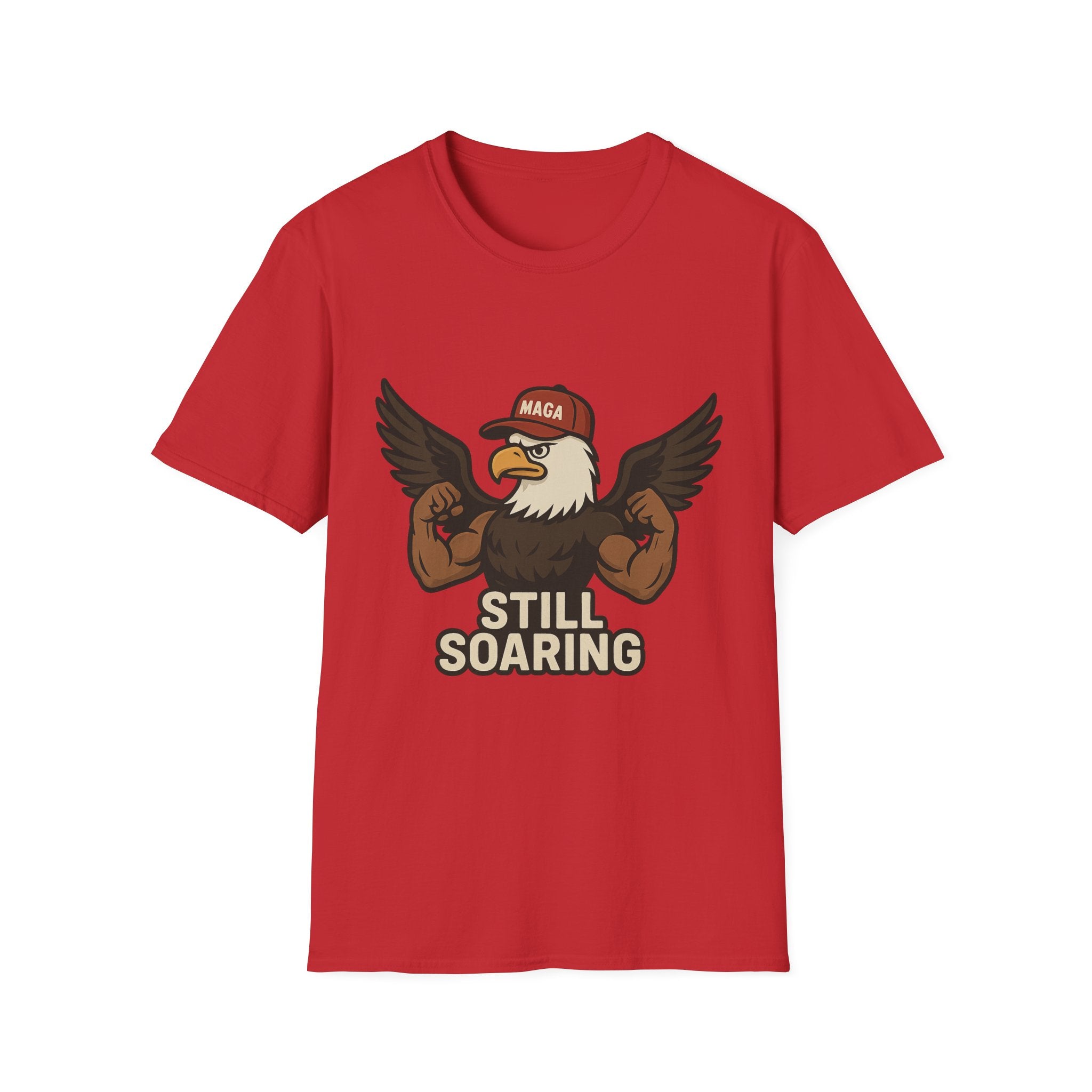 Cartoon Eagle with MAGA Hat T-Shirt