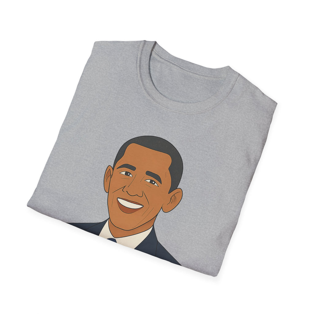Cartoon Barack Obama Graphic Tee